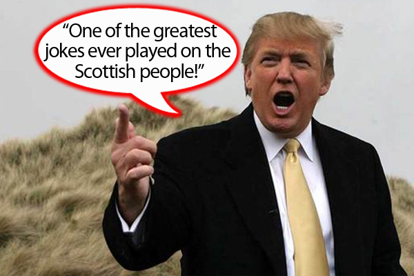 Donald Trump’s Twitter Assault on Whisky Company over “Top Scot” Award