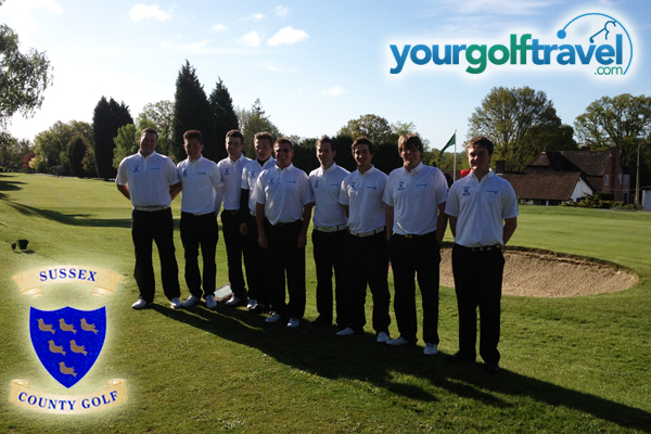 Sussex County Golf Union triumph over Kent in their first start in Your Golf Travel kit