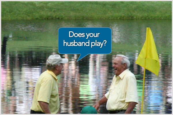 ‘Does your husband play?’ – The Best Golf Sledges