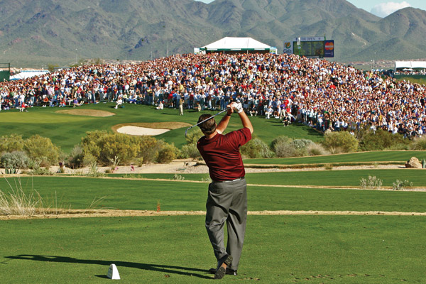 The 16th at TPC Scottsdale: golf’s infamous party hole