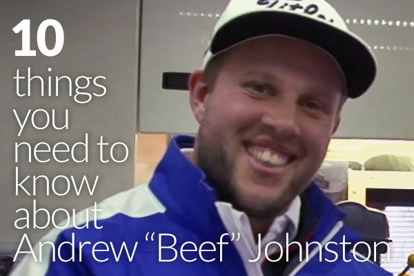 10 Things you need to know about Andrew “Beef” Johnston (including why he is called Beef)