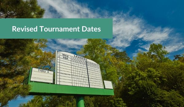 Major Golf Tournaments Rescheduled Dates for 2020