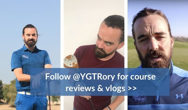 Follow @YGTRory for course reviews & vlogs