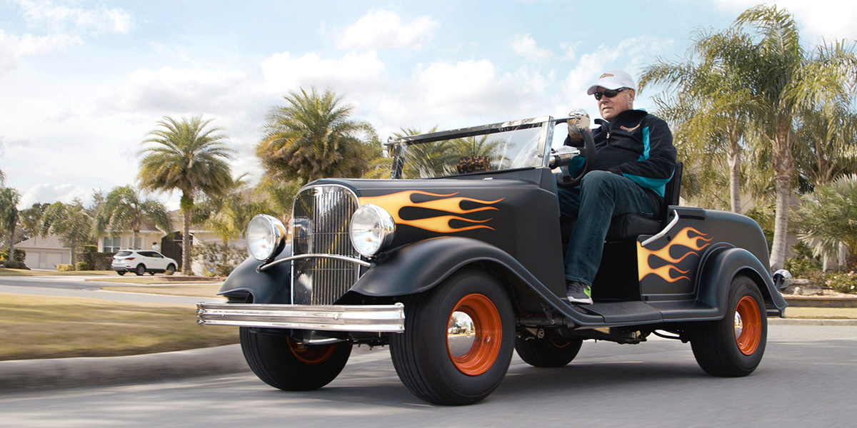 Hot Rod Golf Cart