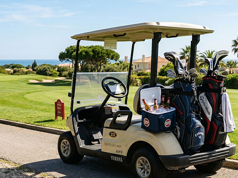 Golf buggy refreshments
