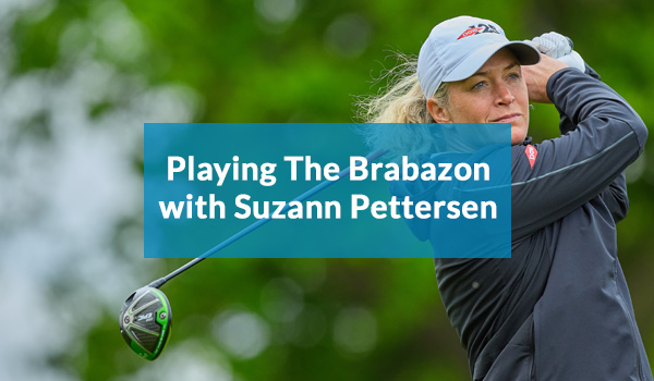 Playing The Brabazon with Suzann Pettersen at The Belfry