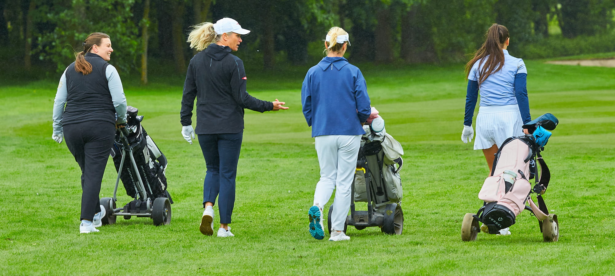 Playing The Brabazon with Suzann Pettersen at The Belfry