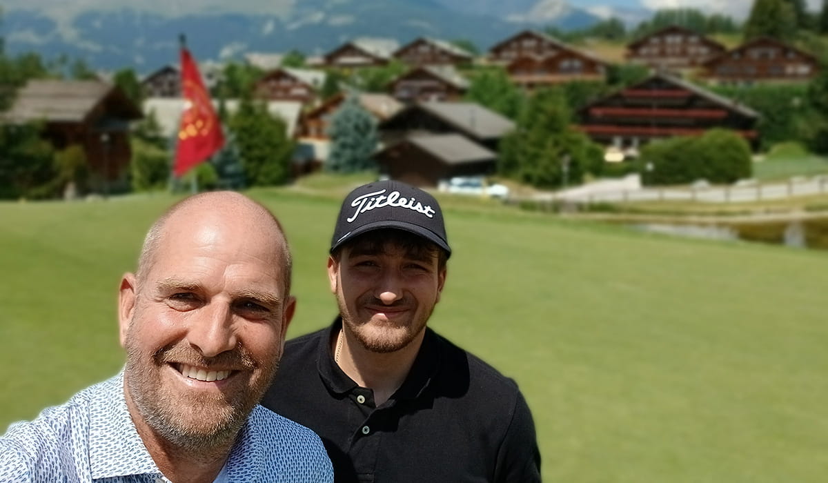 Crans-sur-Sierre - finishing the round