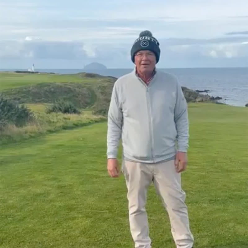 Simon Holmes at Trump Turnberry